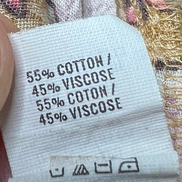 Aerie Yellow Smocked High Waisted Beach Pants Women's  Size Medium - Picture 10 of 14